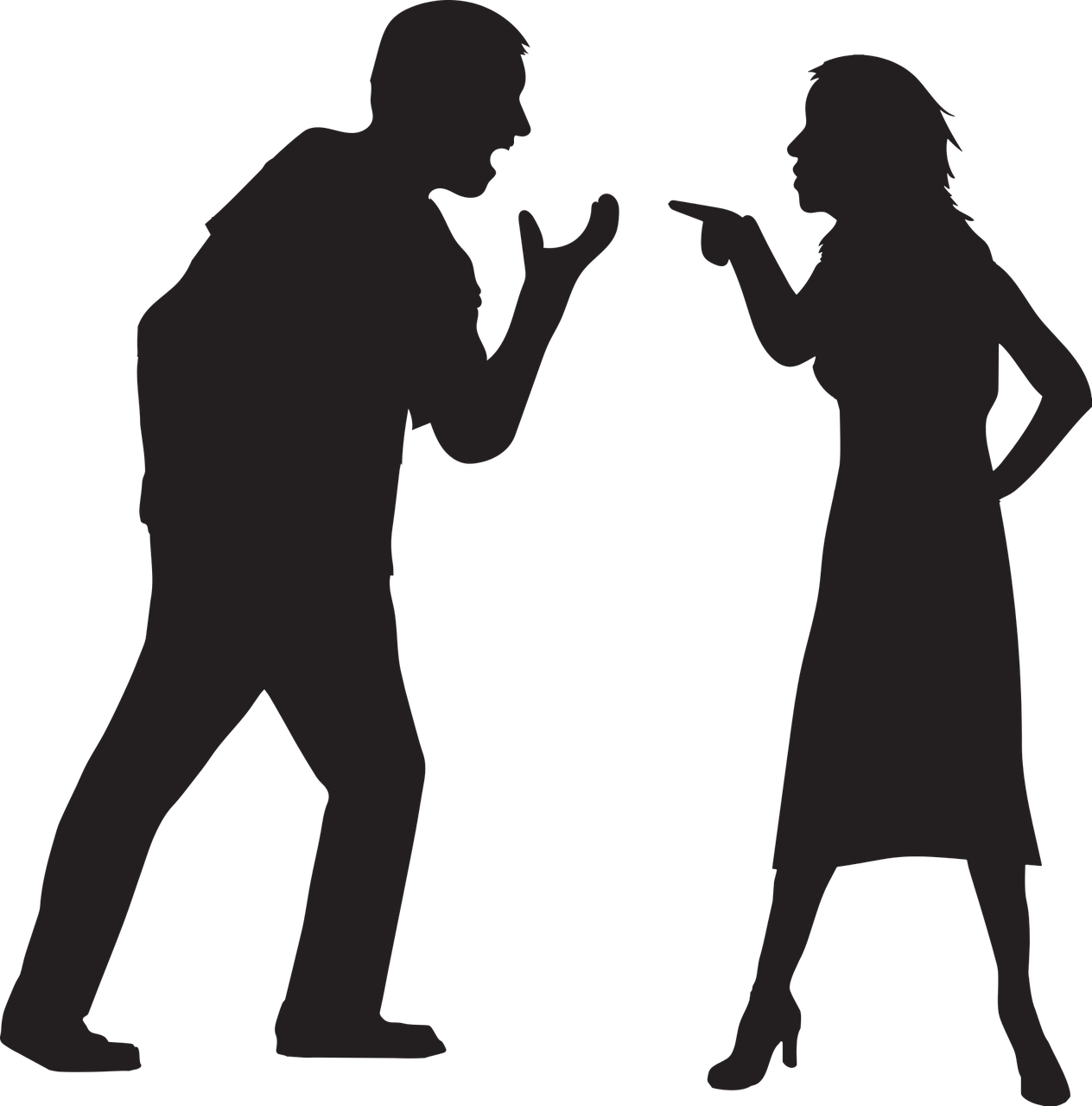 silhouette-2480321_1280 Couple en crise